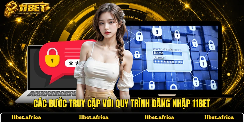 Các bước truy cập với quy trình đăng nhập 11BET